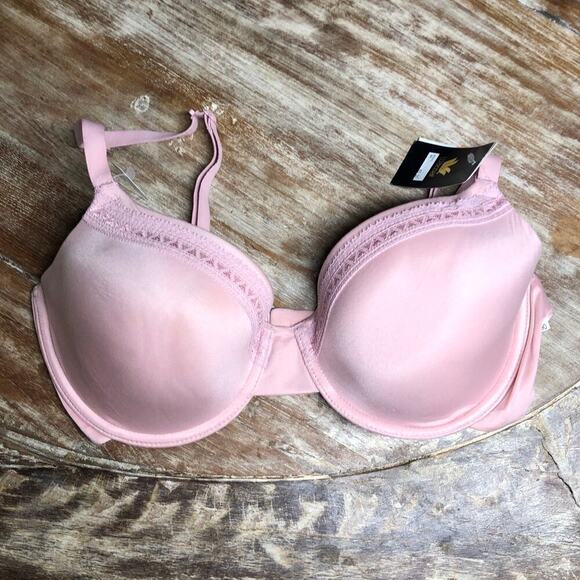 Wacoal Perfect Primer T-Shirt Bra Convertible Underwire Zephyr Pink NWT  34DD - Picture 5 of 9